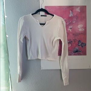 Brandy Melville ribbed long sleeve